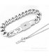 GC205 - Stainless Steel Valentines Couples Bracelet Set